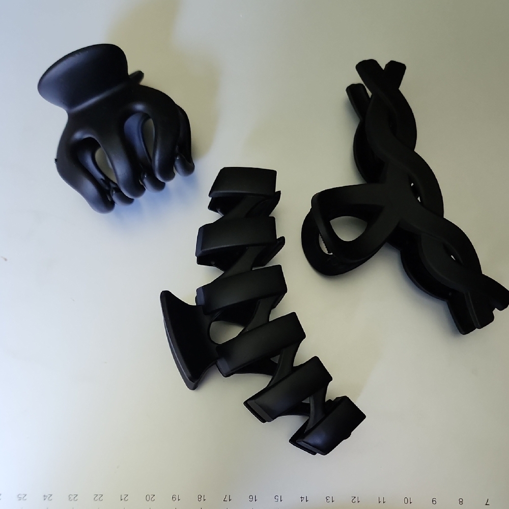 3 Piece Black Hair CLAW